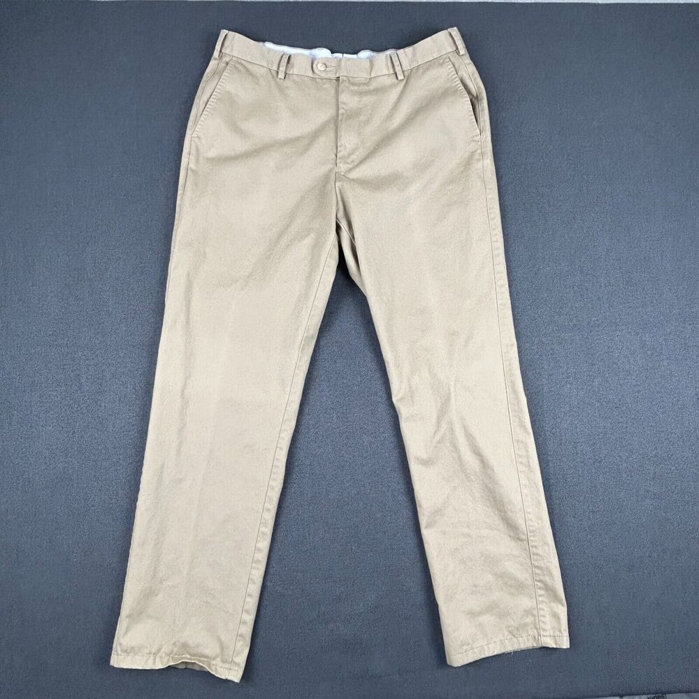 Peter Millar Pants Mens Size 32x32 Brown‎ Tan Golf Slacks Workwear Preppy
